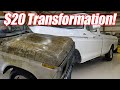 ROTTEN TO RESURRECTED - Forgotten Ford F100 P2. - Budget Paint Restoration