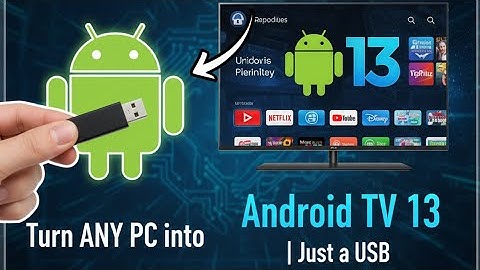 Turn ANY PC into Android TV 13 with Just a USB | Step-by-Step Guide