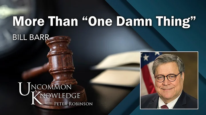More Than One Damn Thing, with Bill Barr