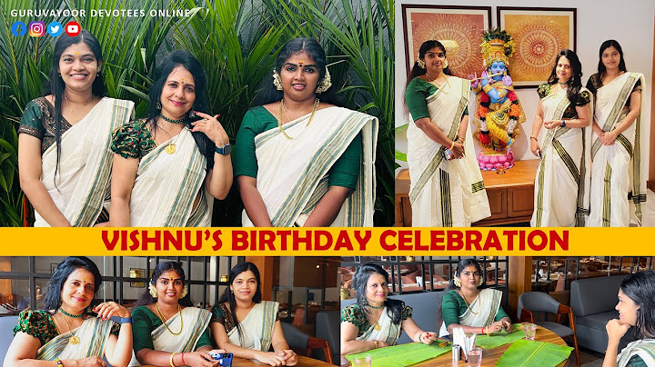 വിഷ്ണുവിന്റെ പിറന്നാൾ ആഘോഷം|VISHNU'S BIRTHDAY CELEBRATION|GOKULAM PARAK GURUVAYUR|SAVITHA|LALA|ASHU