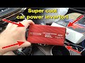 300W Power Inverter DC 12V to 110V AC Car Plug Adapter Outlet Converter with 65W PD USB-C &18W QC US
