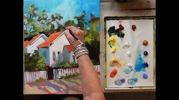 Summer Cottage Acrylic with Jane Slivka