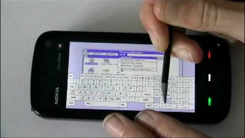 Running Windows 3.1 on a Nokia 5800 XpressMusic Phone under DosBox