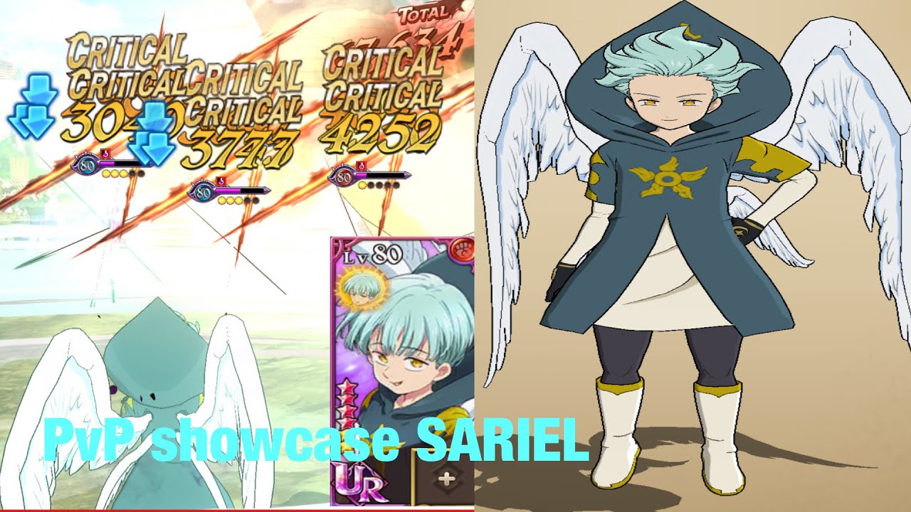 PvP showcase Sariel seven deadly sins grand cross