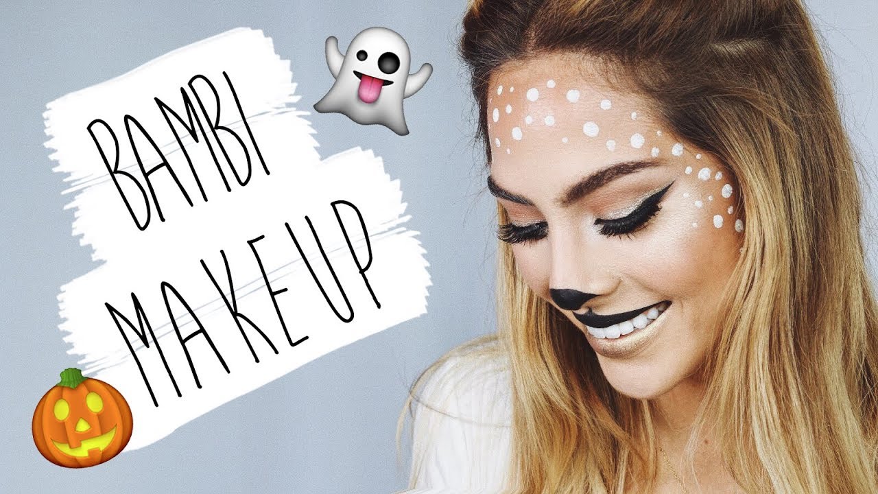 SOY BAMBI!!!! HALLOWEEN MAKEUP TUTORIAL | XIMENA MORAL - YouTube