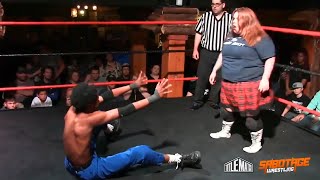 Baby D vs Human Tornado (Intergender Wrestling) Sabotage 