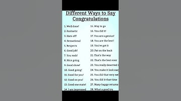 Different ways to say congratulations #youtubeshorts #english #englishexam #education #ieltsexam