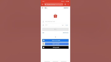 cant login with desktop website shopee account & can