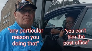 1st amendment audit **CRAZY, PSYCHO, IGNORANT people @ the USPS in Kenly, Nc**