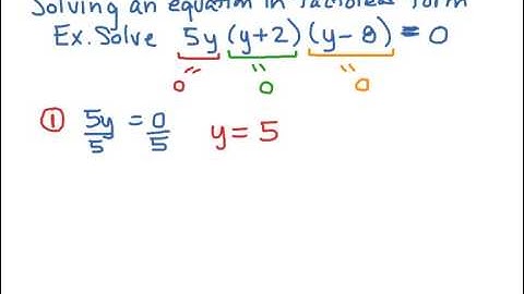 MAT 0028 ALEKS Module 6  Solving equation in factored form