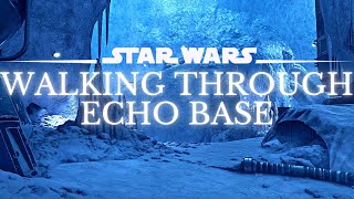 Famous Star Wars 4K Ambience | Walking Through Echo Base On Hoth | Ambient Music Wealth
