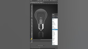 How to glow a light bulb easily || Photoshop Tutorial || tips and tricks #shorts #graphics