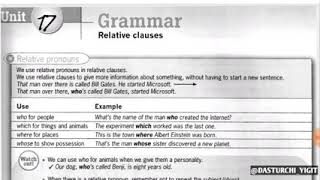 unit 17. Relative clauses