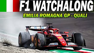 🔴 F1 Watchalong - EMILIA ROMAGNA GP - QUALI - with Commentary & Timings