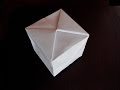 Куб оригами, origami cube