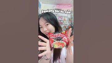 LÀM SQUISHY SIÊU NHANH mà không cần Vẽ/ squishy gói mì/ Liam Channel