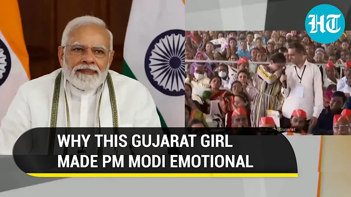 PM Modi chokes up when daughter of Gujarat man Ayu...