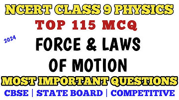 Best MCQ Class 9 Force & Laws of Motion || Class 9 Physics // Class 9 Force MCQ #mcqncert