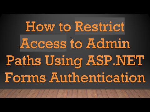 How to Restrict