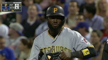 PIT@NYM: Harrison singles to center, plates Rodriguez