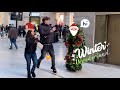 Prank bushman decorated for the winter holidays top reactions