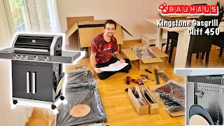 Grill TEST 2022 | Kingstone Gasgrill Cliff 450 von Bauhaus Unpacking, (Deutsch) - YouTube