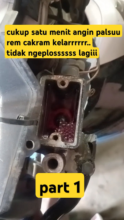 cara mudah ngeluarin angin palsu di rem cakram depan | part 1 #bengkelmotor #shorts #tutorial