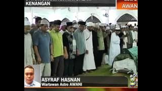 Perkembangan setakat 12:00 tengah hari di Tanah Perkuburan Bukit Kiara