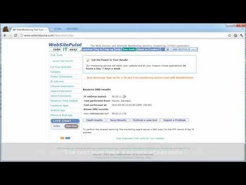 Free Test Tools - Free Reverse DNS Test