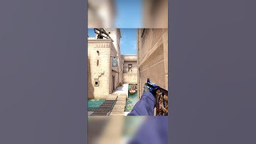 Anubis Mid Stairs Two Nade Lineups For Easy Damage! (CS:GO Smokes & Tricks) #shorts #csgo