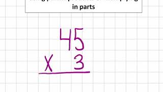 Standard Algorithm Multiplication