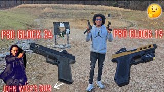 P80 GLOCK 19 vs P80 GLOCK 34 | SHOOTING REVIEW!!