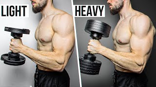 Heavy vs Light Weight for Muscle Growth. Shocking Science Results