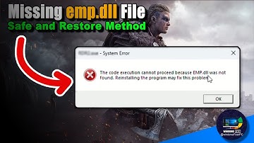Fix “emp.dll Missing” Error in Assassin’s Creed Valhalla | (2025 Guide)