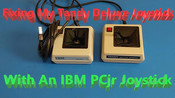 Fixing My Tandy Deluxe Joystick with an IBM PC jr Joystick