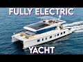 Inside a TESLA Inspired 100% ELECTRIC Luxury Catamaran Yacht