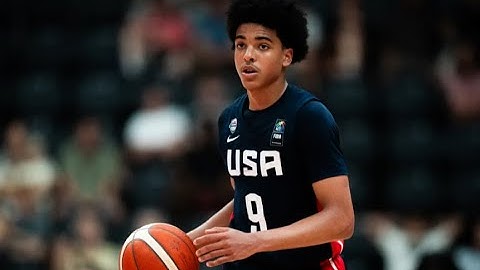 Mikel Brown Jr. -  USA - 2025 FIBA U19 World Cup Highlights