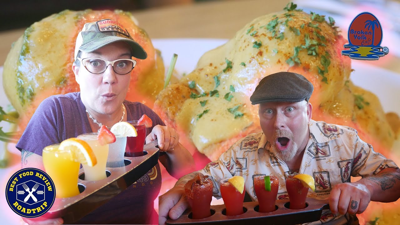 Amazing Bloody Mary & Mimosa flights! Broken Yolk Cafe Temecula, CA