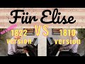 Für Elise NEW IMPROVED The 1822 Version Never Played VS The 1810 Version We Love Is IT BETTER 