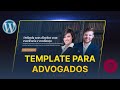 Como personalizar o template para Elementor para advogados