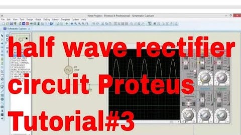 Yuvraj singh C19D-EE56 simulation video of half wave rectifier with filter using proteus.  #project