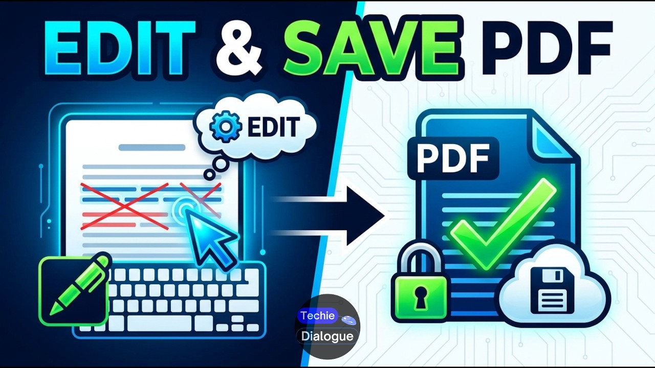 How to Edit PDF And Save Changes - Detailed Tutorial - YouTube