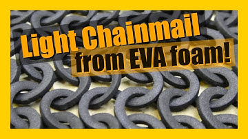 Cosplay tutorial armor EVA foam, or 3d printed chainmail