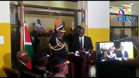 Japhet Koome sworn in as Inspector General of Police