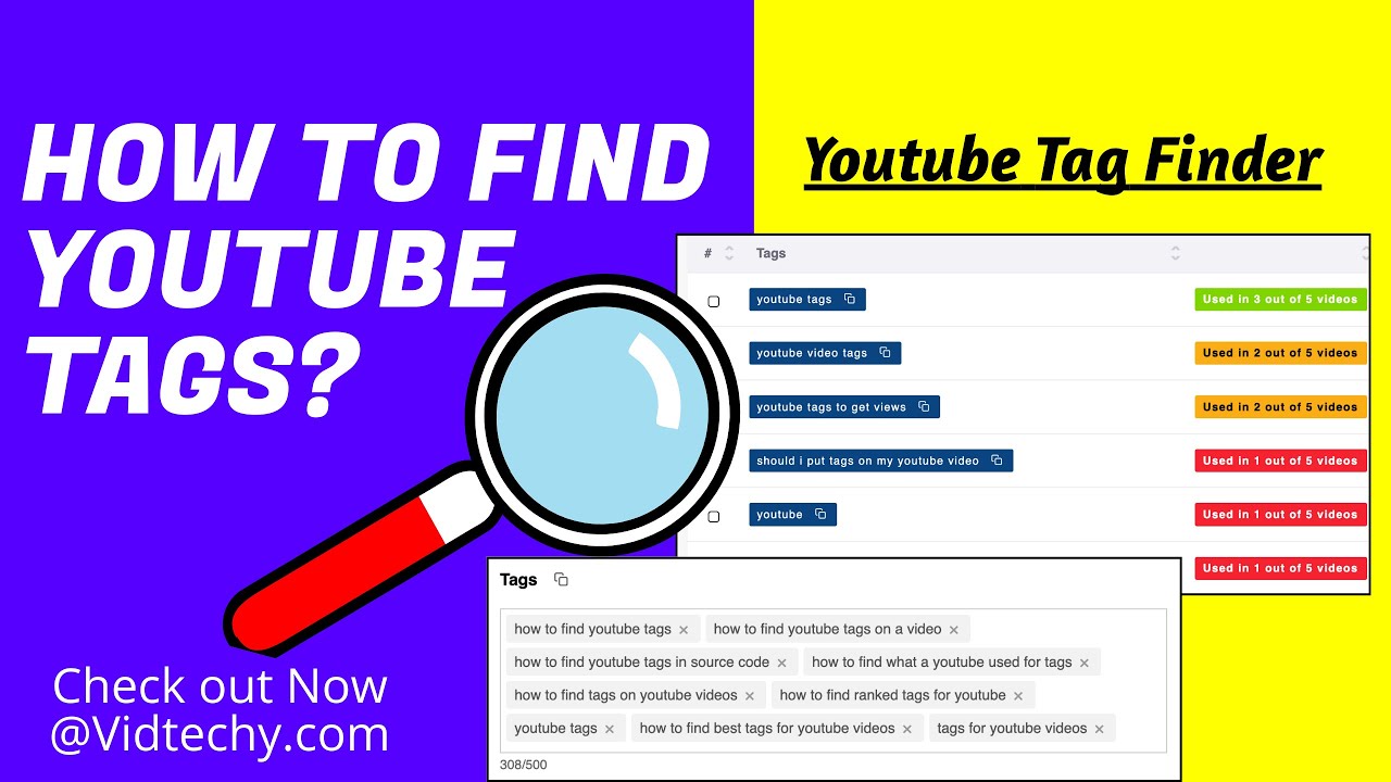 how to find youtube tags (youtube tag finder) - YouTube