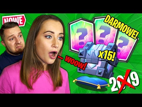 🔥 GABI OTWIERA 15 "SUPER" SKRZYNEK w Clash Royale! PIERWSZA GRA OD ROKU!