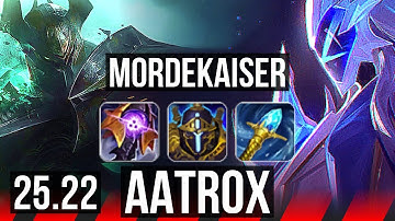 MORDEKAISER vs AATROX (TOP) | 17/1/3, 12 solo kills, Legendary | KR Diamond | 25.22