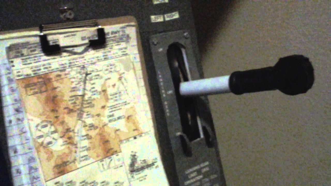 Working landing gear lever flight simulator 737 YouTube