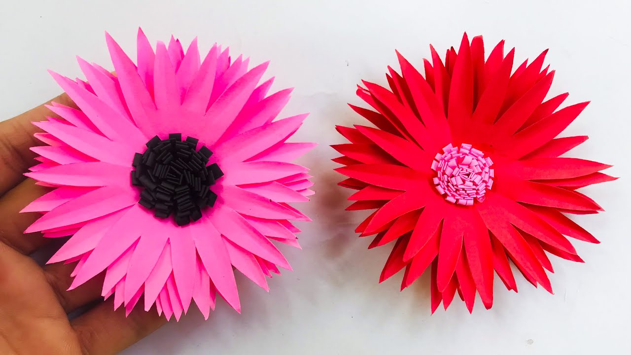 easy-paper-flowers-create-simple-way-diy-paper-craft-flowers-craft