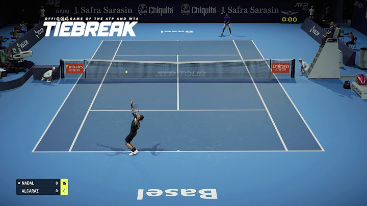 TIEBREAK - Carlos Alcaraz Vs Rafael Nadal I Basel Open (PS5)